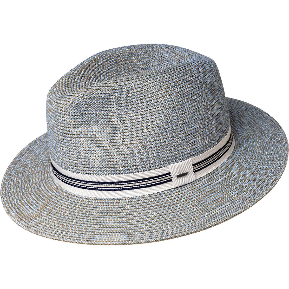 Hester Fedora | Braided Summer Hat with Center Dent Crown 