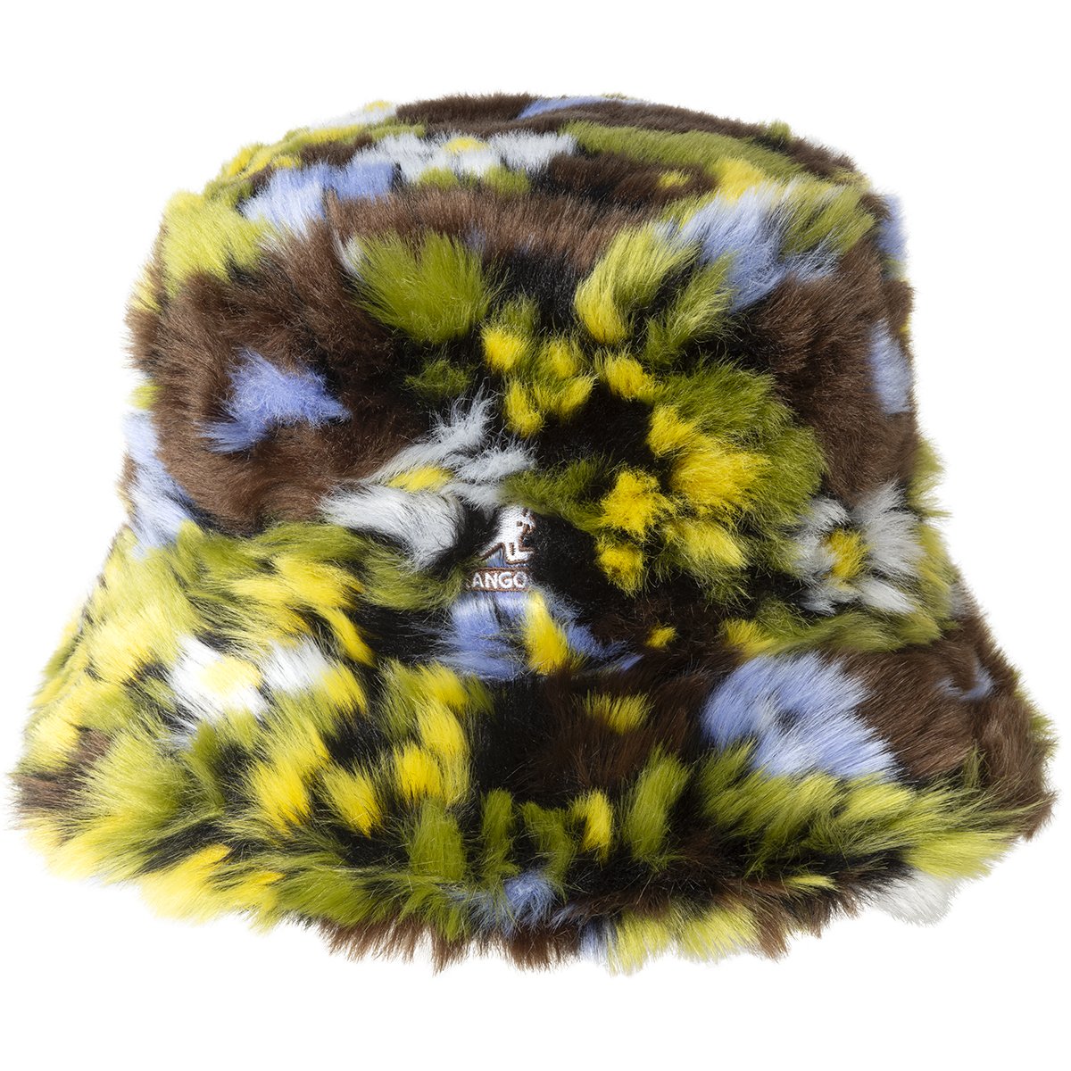 Faux Fur Bucket | High-Pile Winter Hat with Kangaroo Logo  display picture 1