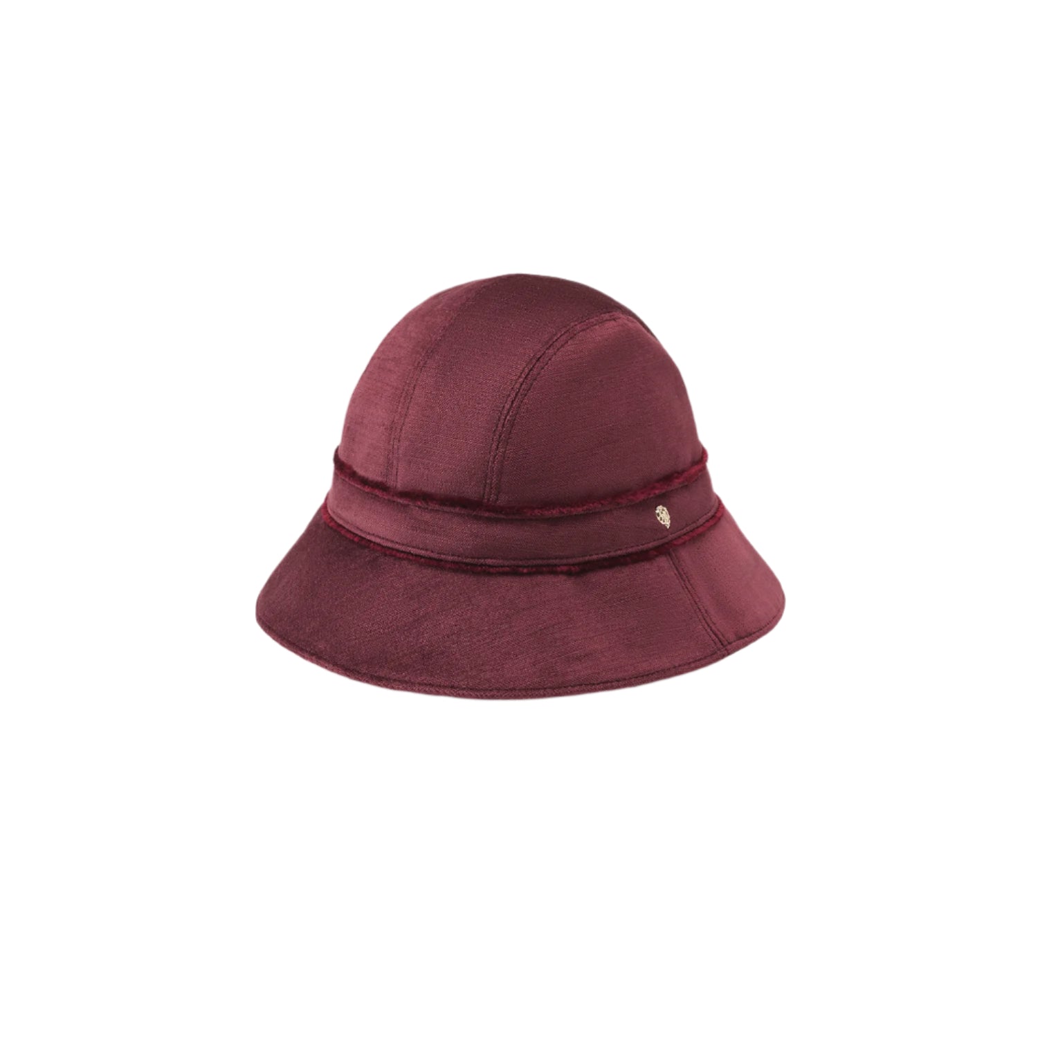 Helen Kaminski Australia | Burgundy Suede Bucket Hat Helen Kaminski Australia Italian Calf Suede Wide Brim Sun  main image 4