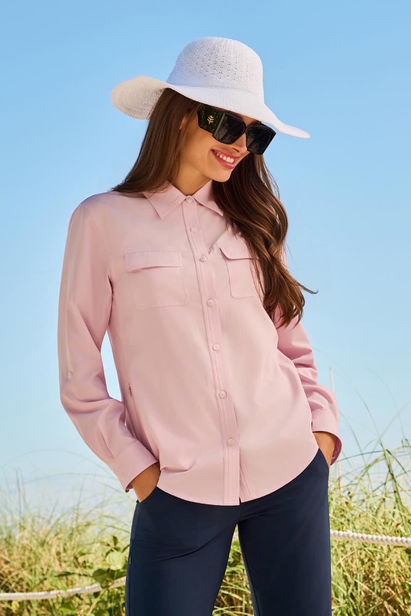Image of Perla Packable Wide Brim Hat | White product
