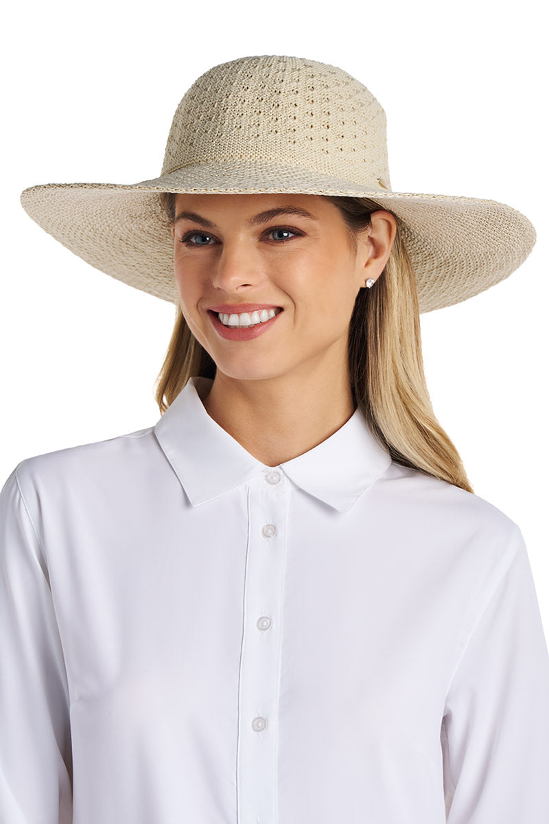 Image of Perla Packable Wide Brim Hat | Natural product