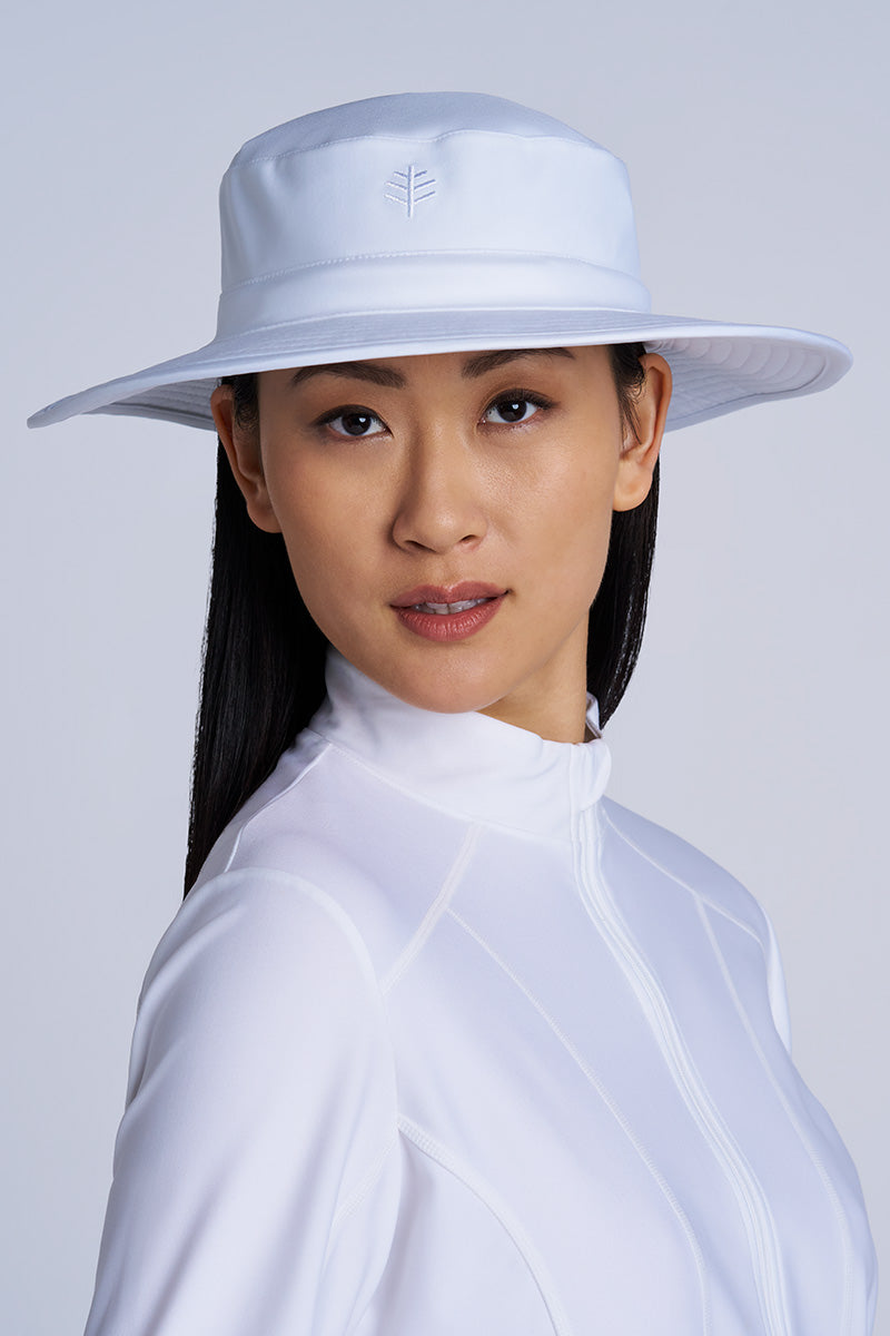 Image of Brighton Chlorine Resistant Pool Hat | White product