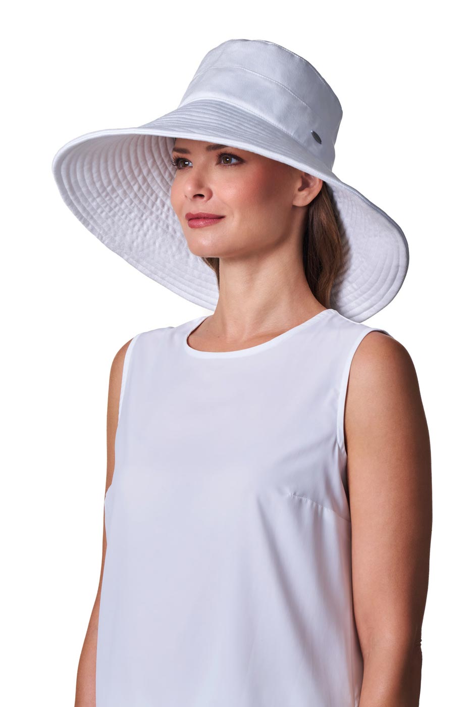 Image of Women's Brittany Beach Hat | White product