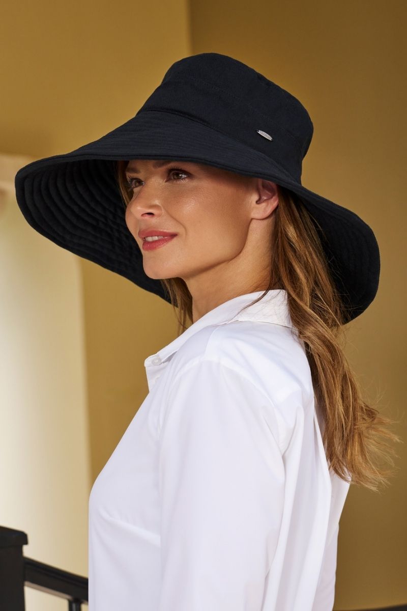 Image of Women's Brittany Beach Hat | Black product