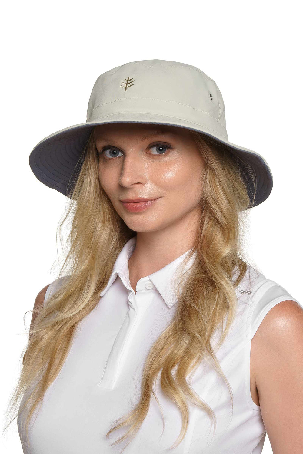 Image of Unisex Landon Reversible Bucket Hat | Stone/Carbon product