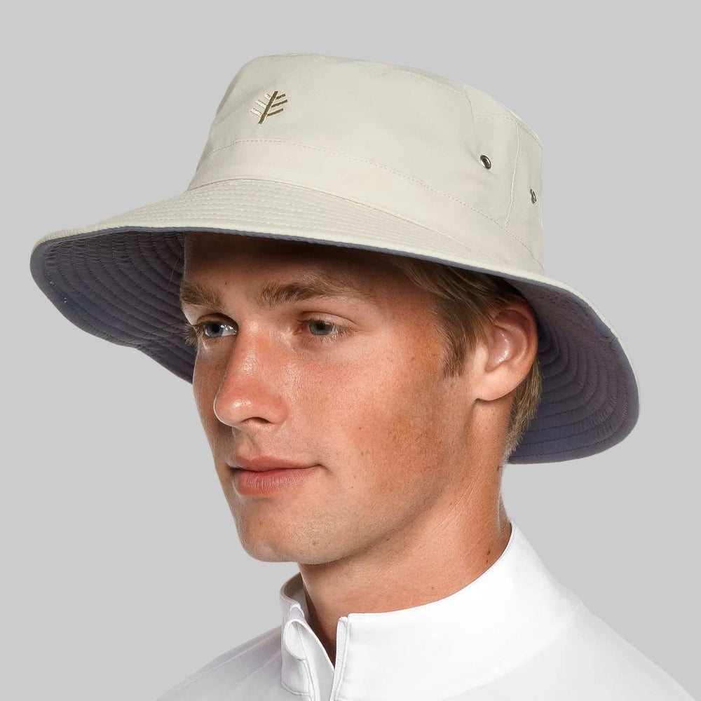 Image of Unisex Landon Reversible Bucket Hat | Stone/Carbon product