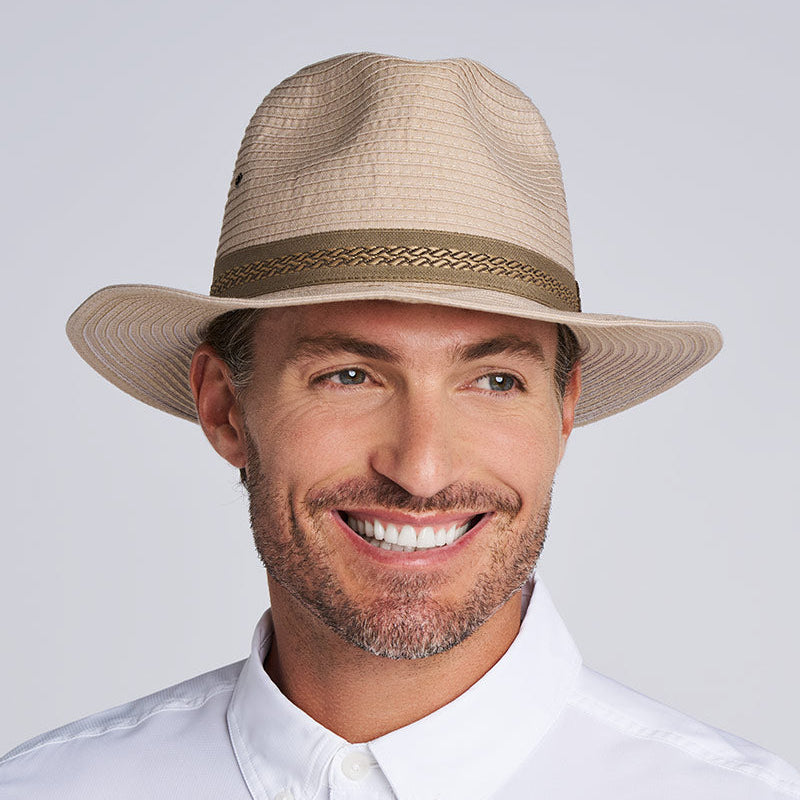Image of Holden Packable Travel Fedora | Khaki product
