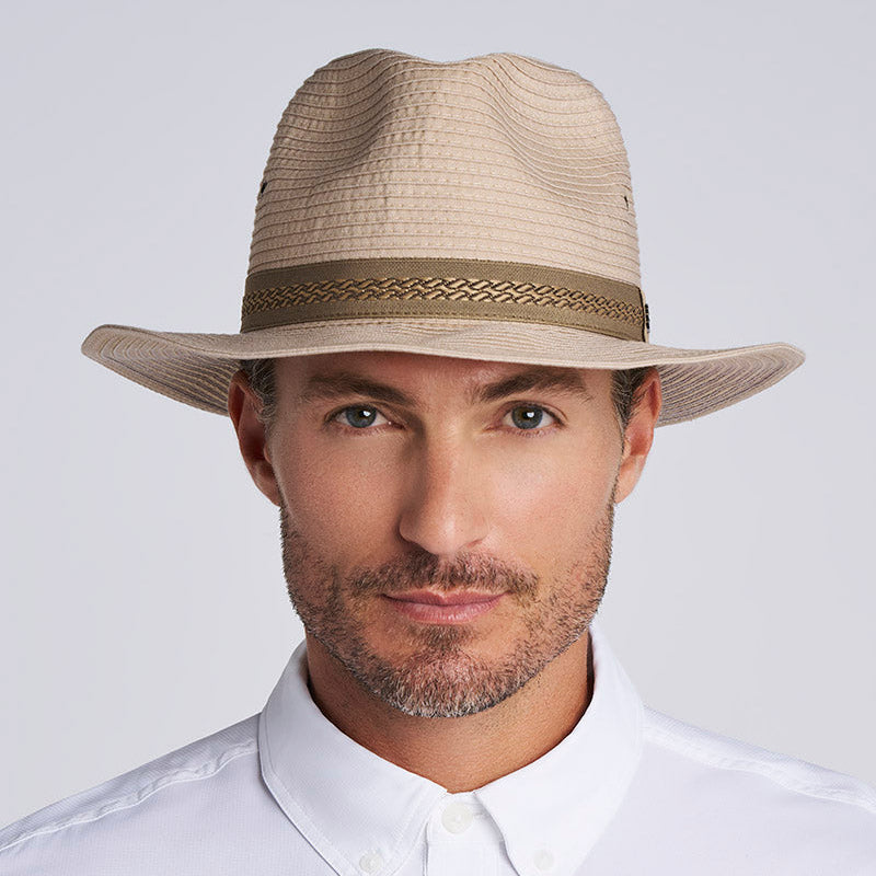 Image of Holden Packable Travel Fedora | Khaki product