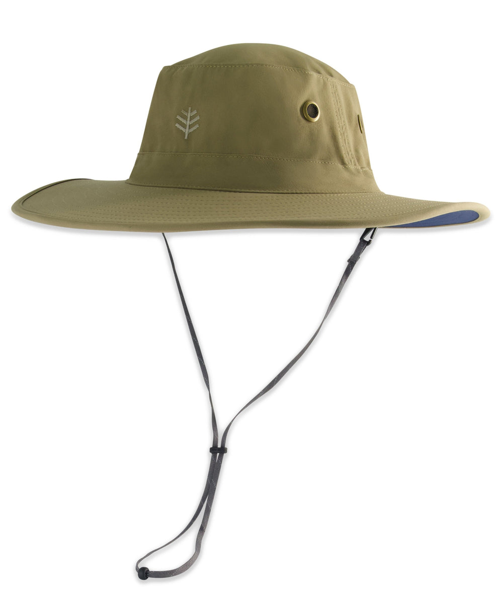 Image of Leo Shapeable Wide Brim Hat | Khaki/Navy product