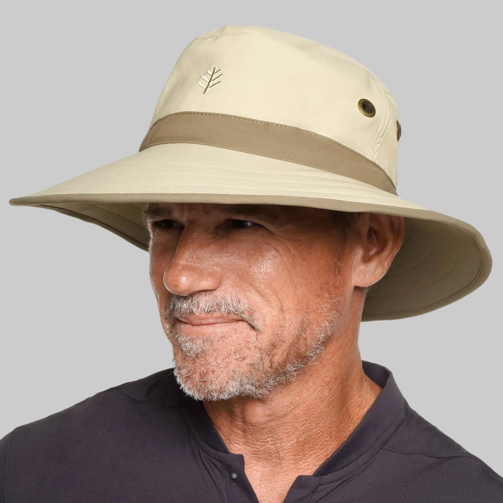 Image of Unisex Matchplay Wide Brim Golf Hat | Tan/Khaki product