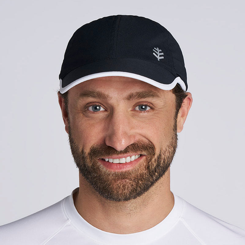 Image of Unisex Lenny Adjustable Sports Cap | Black/White product