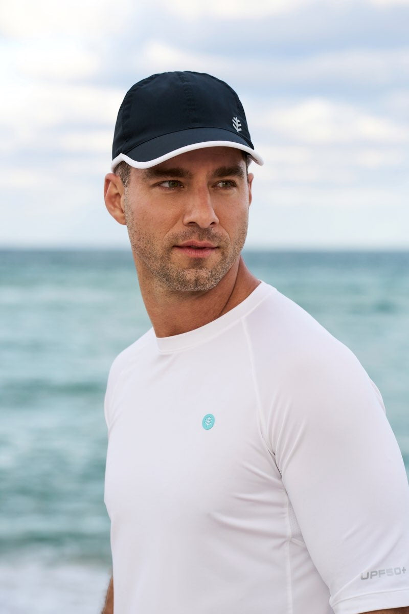 Image of Unisex Lenny Adjustable Sports Cap | Black/White product