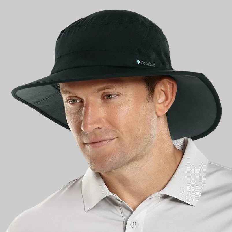 Image of Fore Performance Golf Hat with Wide Brim | Black product