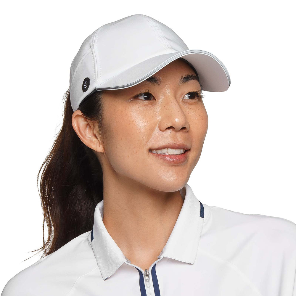 Image of Racket Padel Ponytail Cap | White product