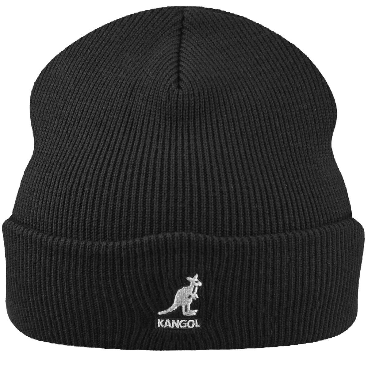 帽子 KANGOL WIND AND SEA beanie Black Acrylic Cuff Pull-On | Double-Thick Rib Knit Beanie – Hats.com