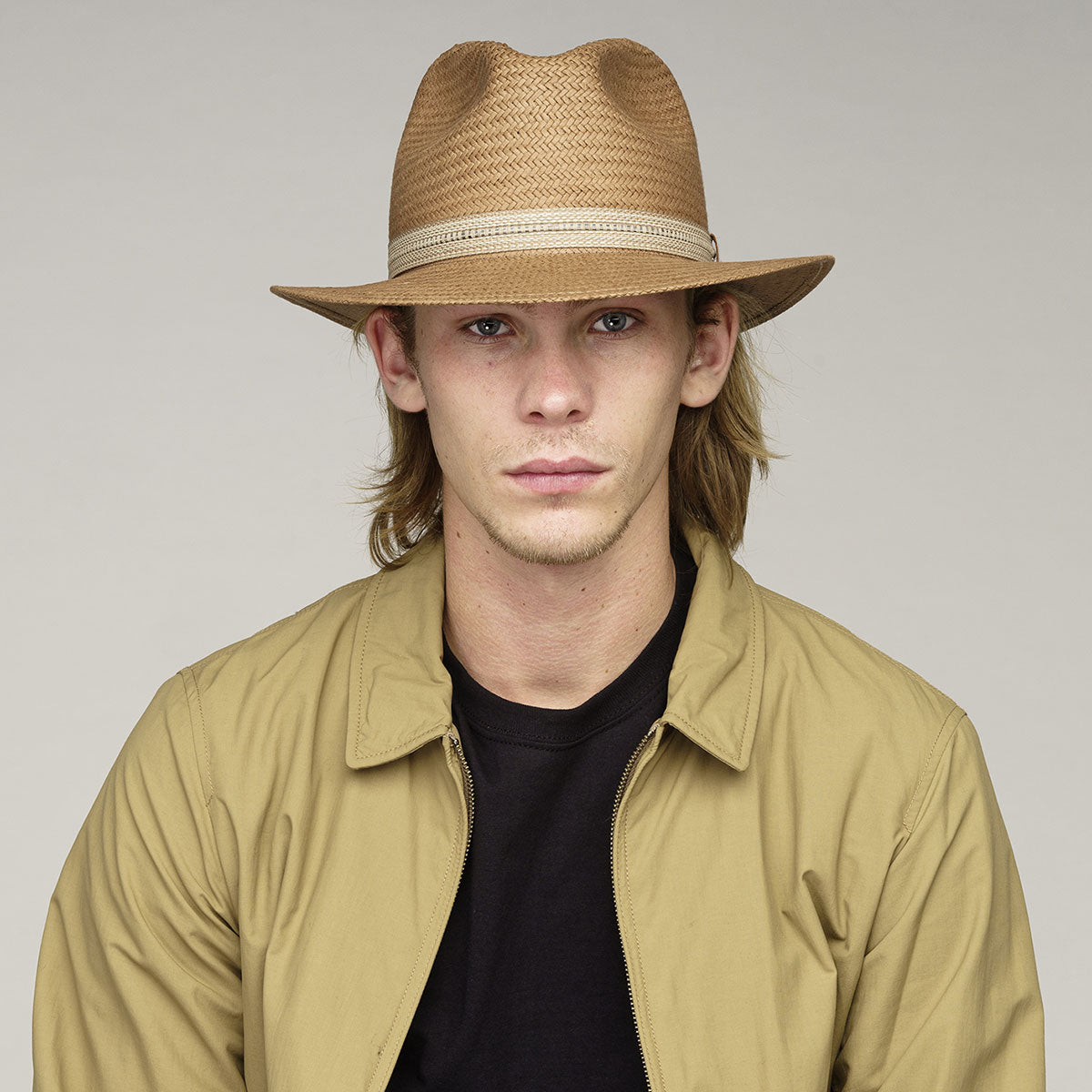 Bailey Kilgore Raindura® Straw Fedora Hat | Hats.com