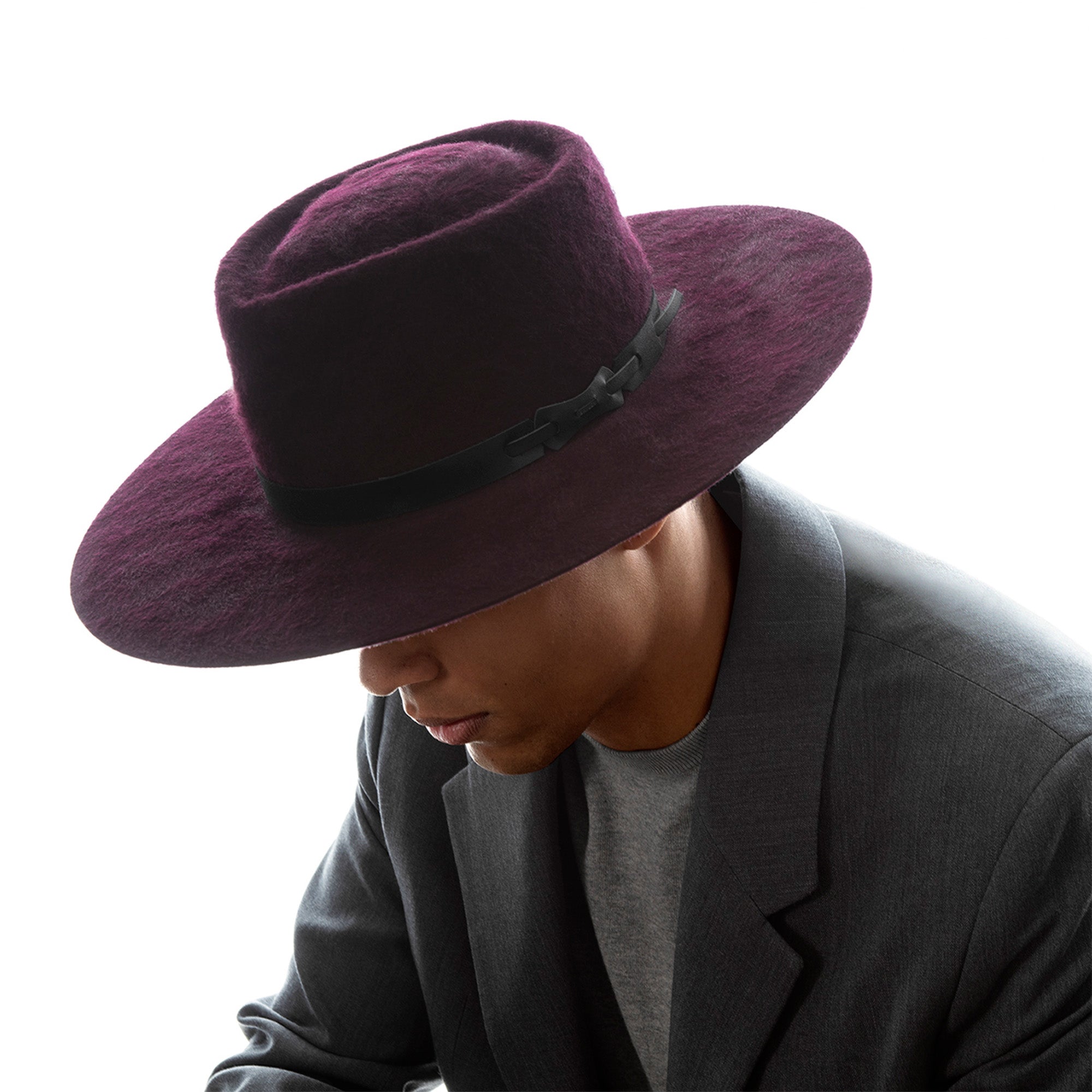 Ferrick Fedora | Stiffened Beaver Finish & Wide Brim – Hats.com