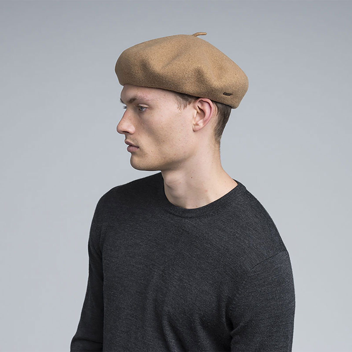 ●ANOETIC● GOLD LOGO BASIC BERET_BLACK 41K-fZdPaWL._SY350_QL65_.jpg