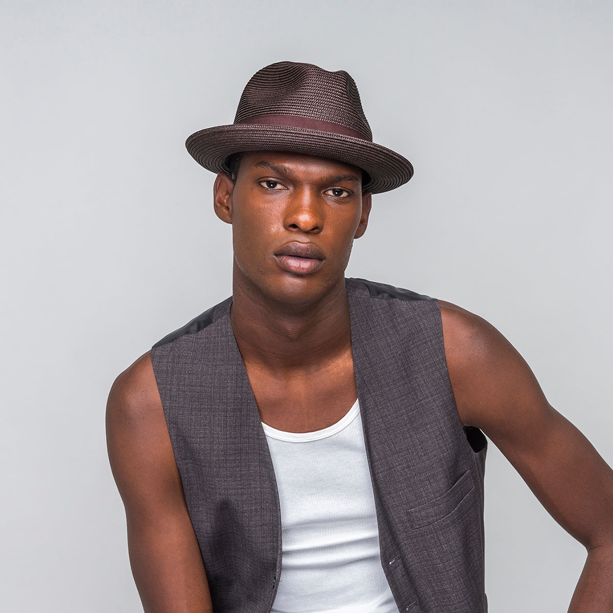 Craig Braided Fedora | Lightweight Milan Braid Summer Hat – Hats.com