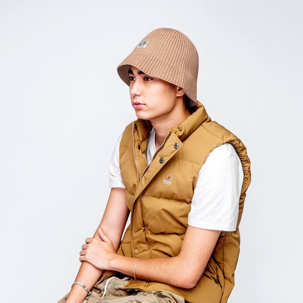 RACAL Diamond Knit Bucket Hat 1272 | ダイヤモンド柄編み