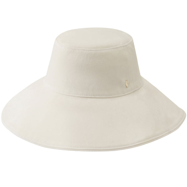 HELEN KAMINSKI 100% Cotton Canvas Sun Hat Bucket Hat in Off White Helen Kaminski HELEN KAMINSKI HELEN KAMINSKI Bucket Hat ARIA  main image 4