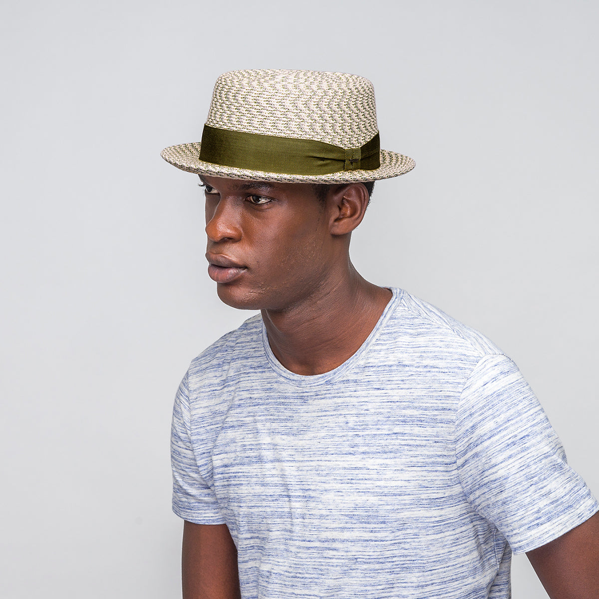 Waits Pork Pie | Braided Stingy Brim Summer Fedora Hat – Hats.com