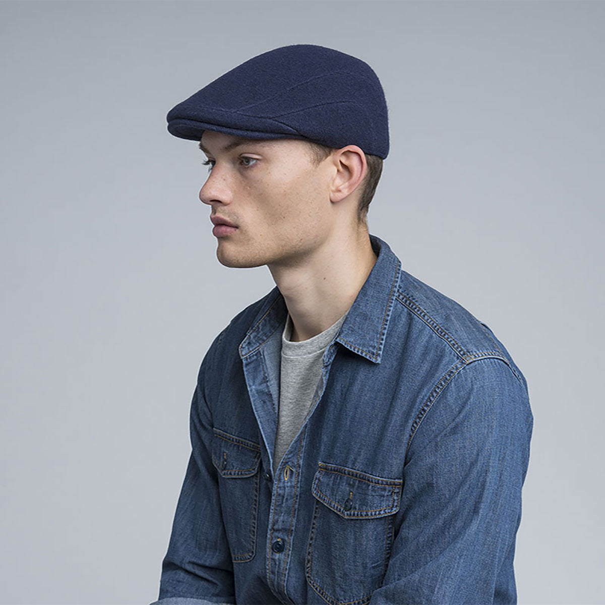 Wool 507 Flat Cap | Contoured Warm Fit - Past Season – Hats.com