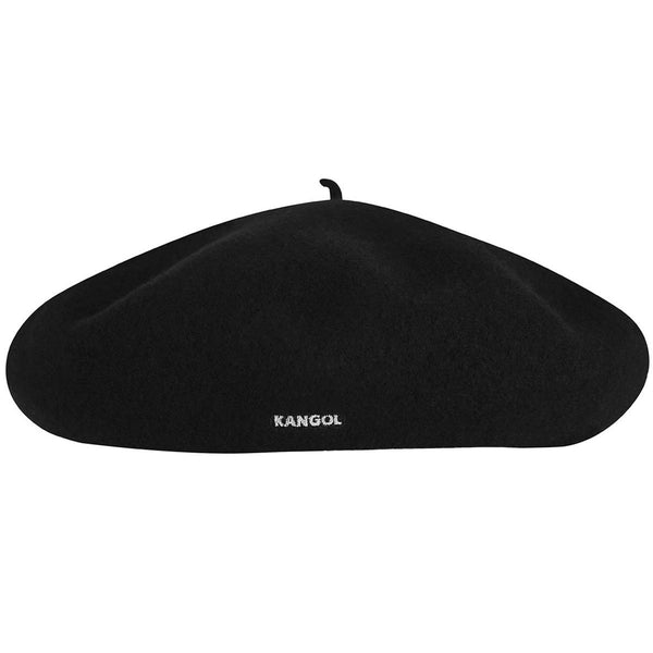 Kangol black angobasque beret, 100% wool, Anglobasque Wool Beret – Village Hat Shop main image 3