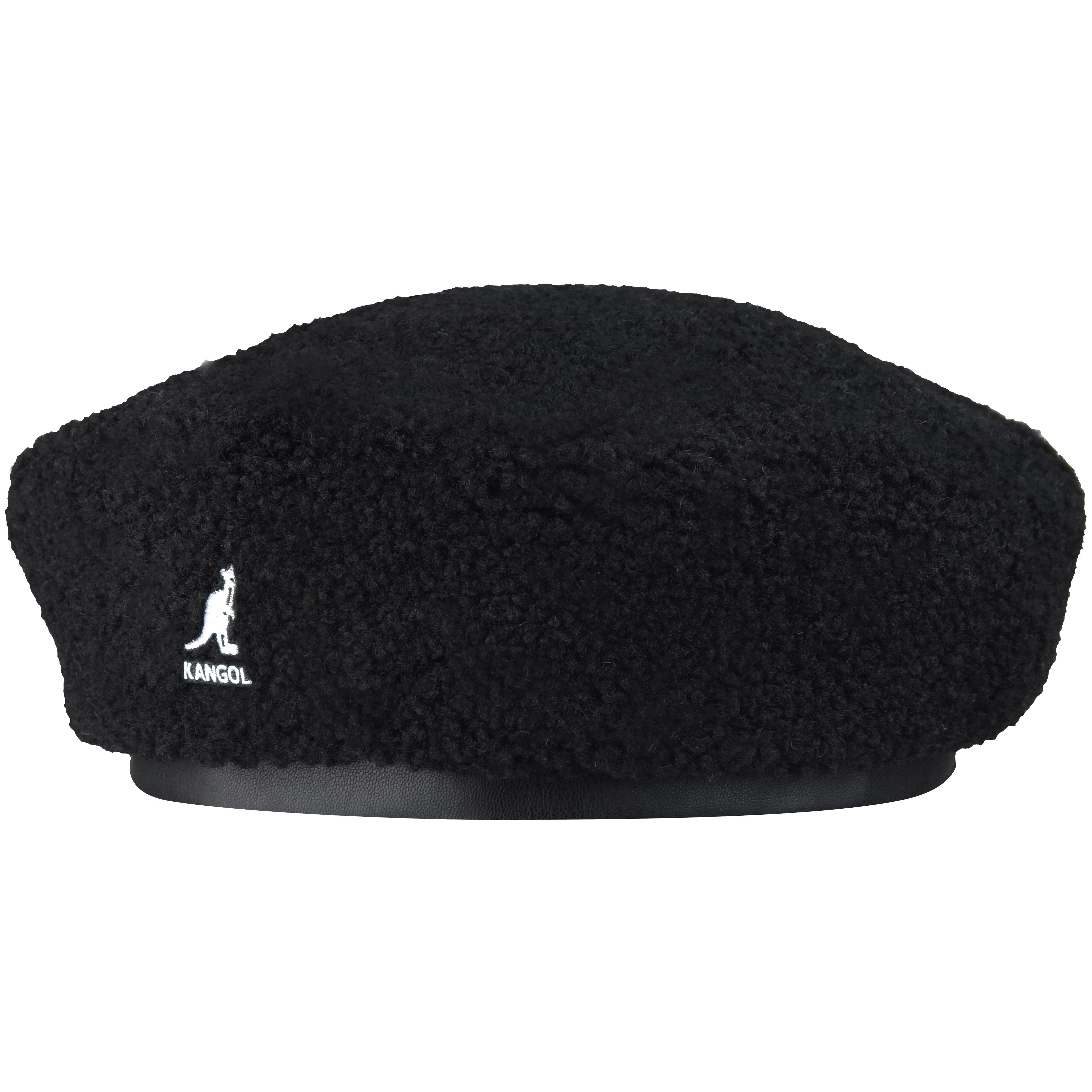 帽子 HWC KANGOL BERET BLACK Men's Kangol Bamboo Jax Beret Black | White Casual Hats NWT