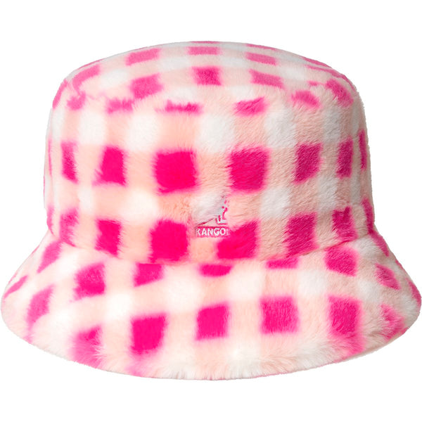 KANGOL 深瀬　fukase Faux Fur Casual ピンク 未使用 Faux Fur Bucket | Trendy Plush Streetwear - Past Season – Hats.com