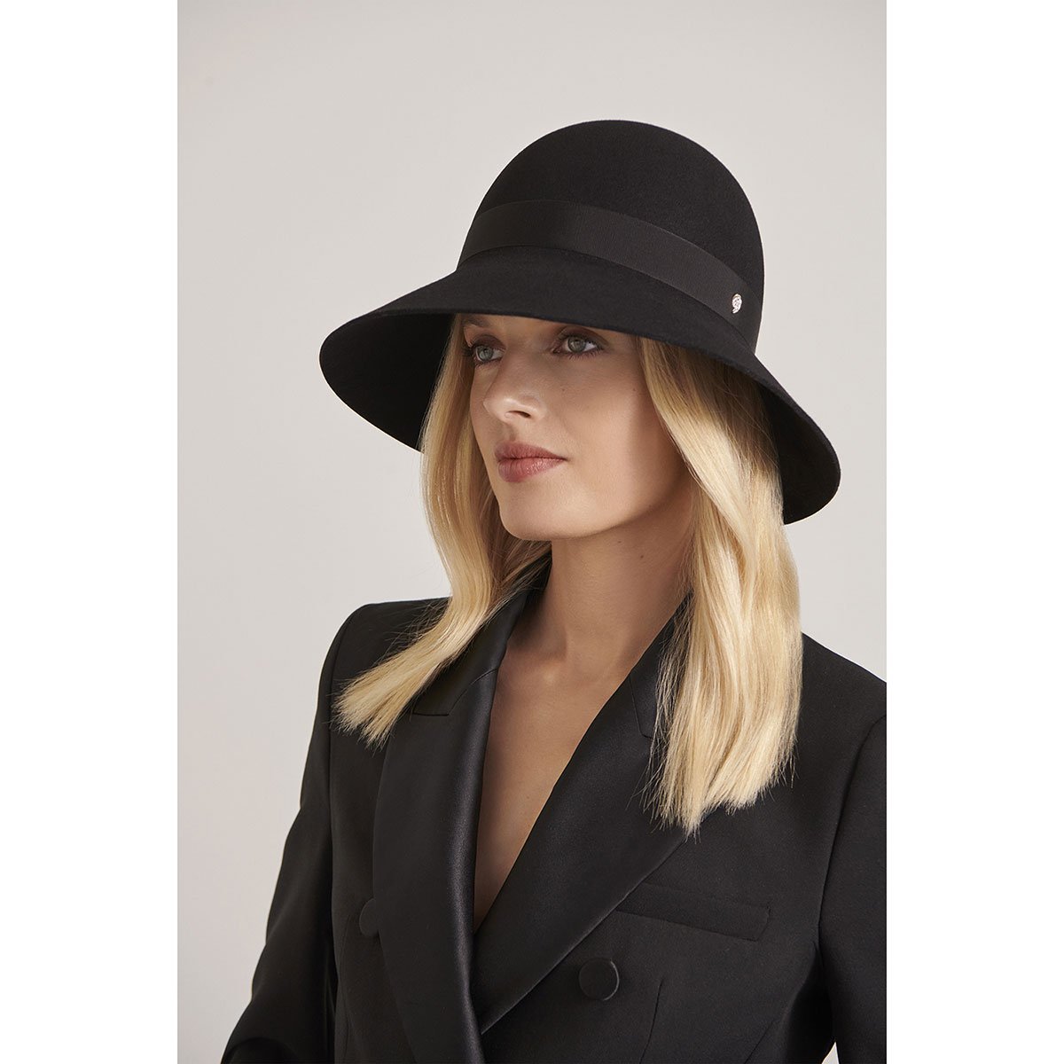 アクセサリーその他 Helen Kaminski Eta Wool Cloche Hat Black HAT51532 Rosie