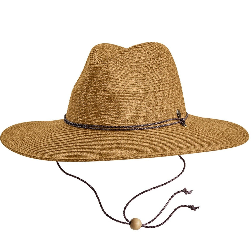 Image of Comber Wide Brim Braided Sun Hat | Brown product