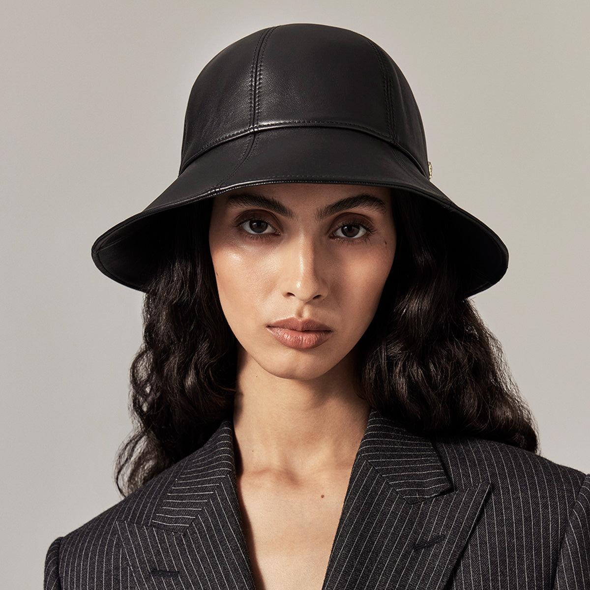 Yasmin Leather Cloche – Hats.com