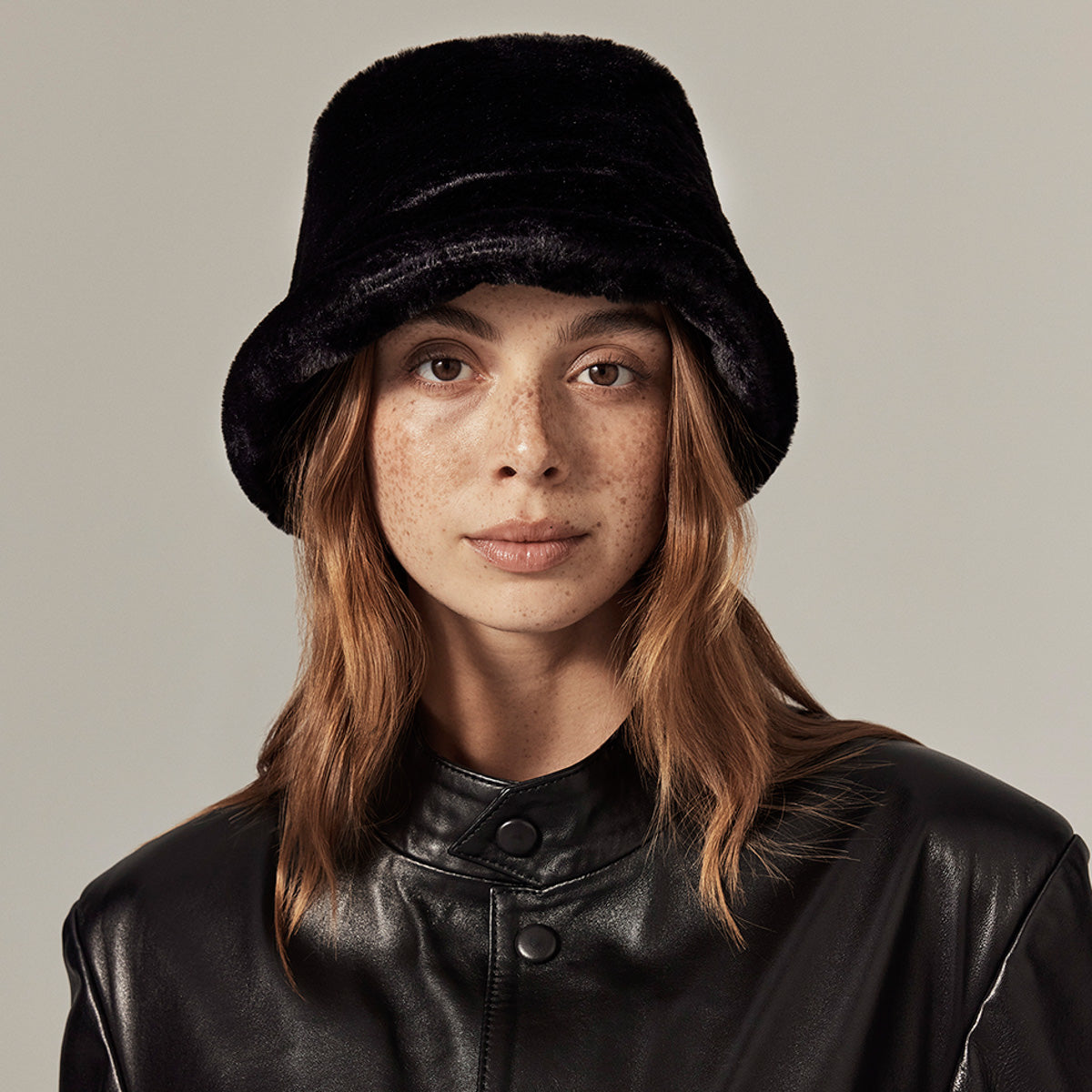 Saige Faux Fur Bucket – Hats.com