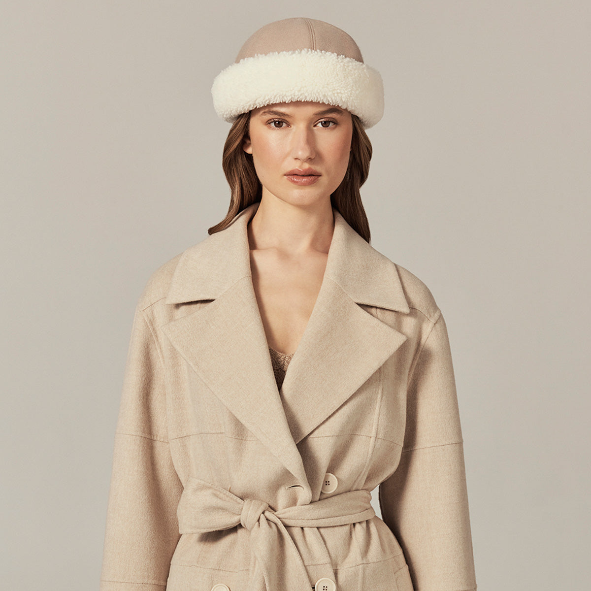 Nika Shearling Beanie – Hats.com
