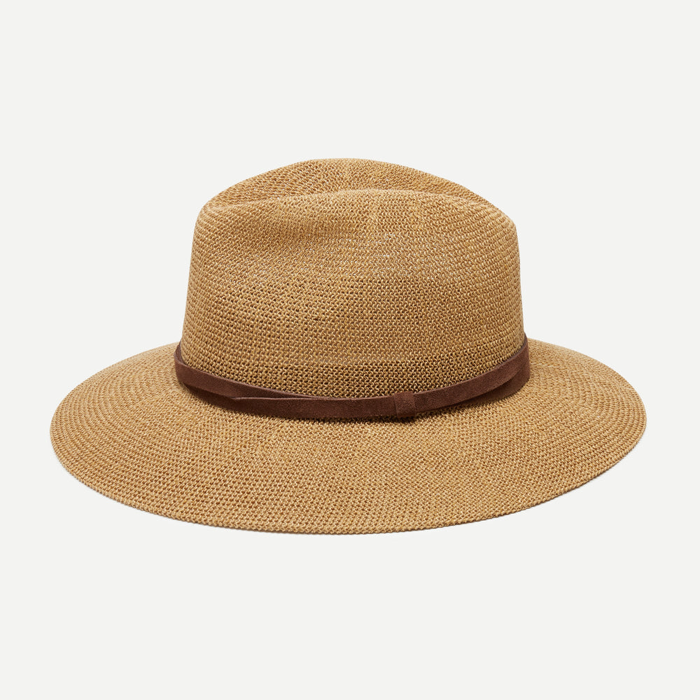 Image of Sedona Straw Panama Fedora | Camel product