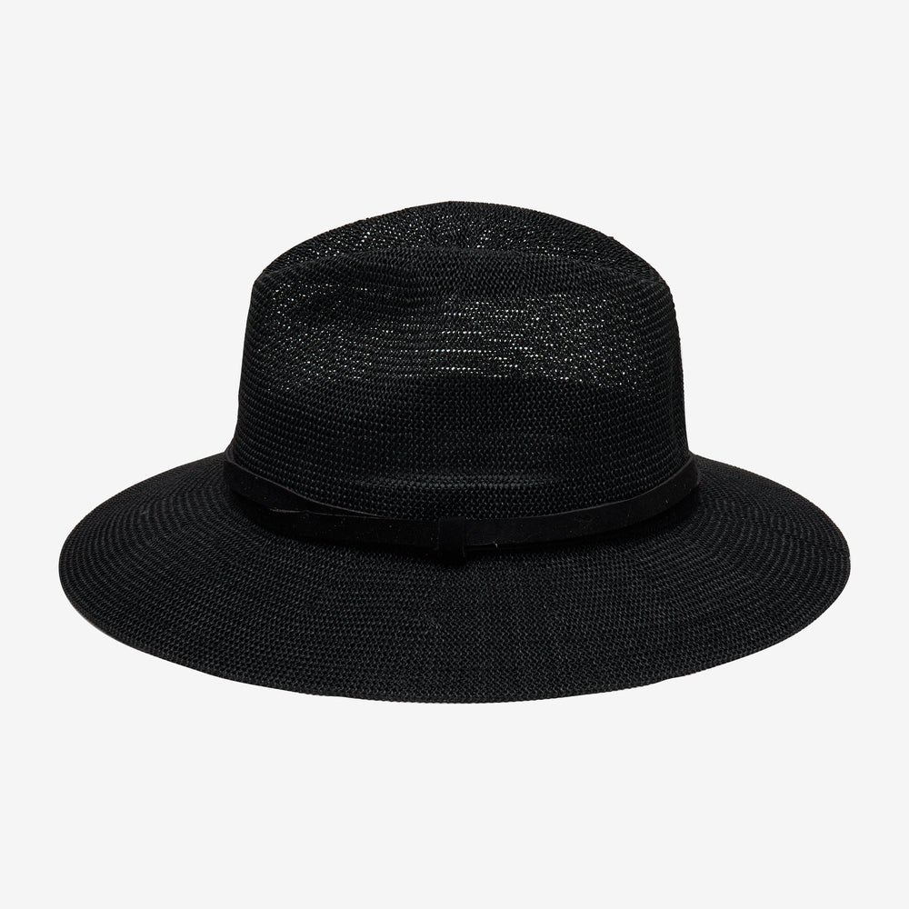 Image of Sedona Straw Panama Fedora | Black product