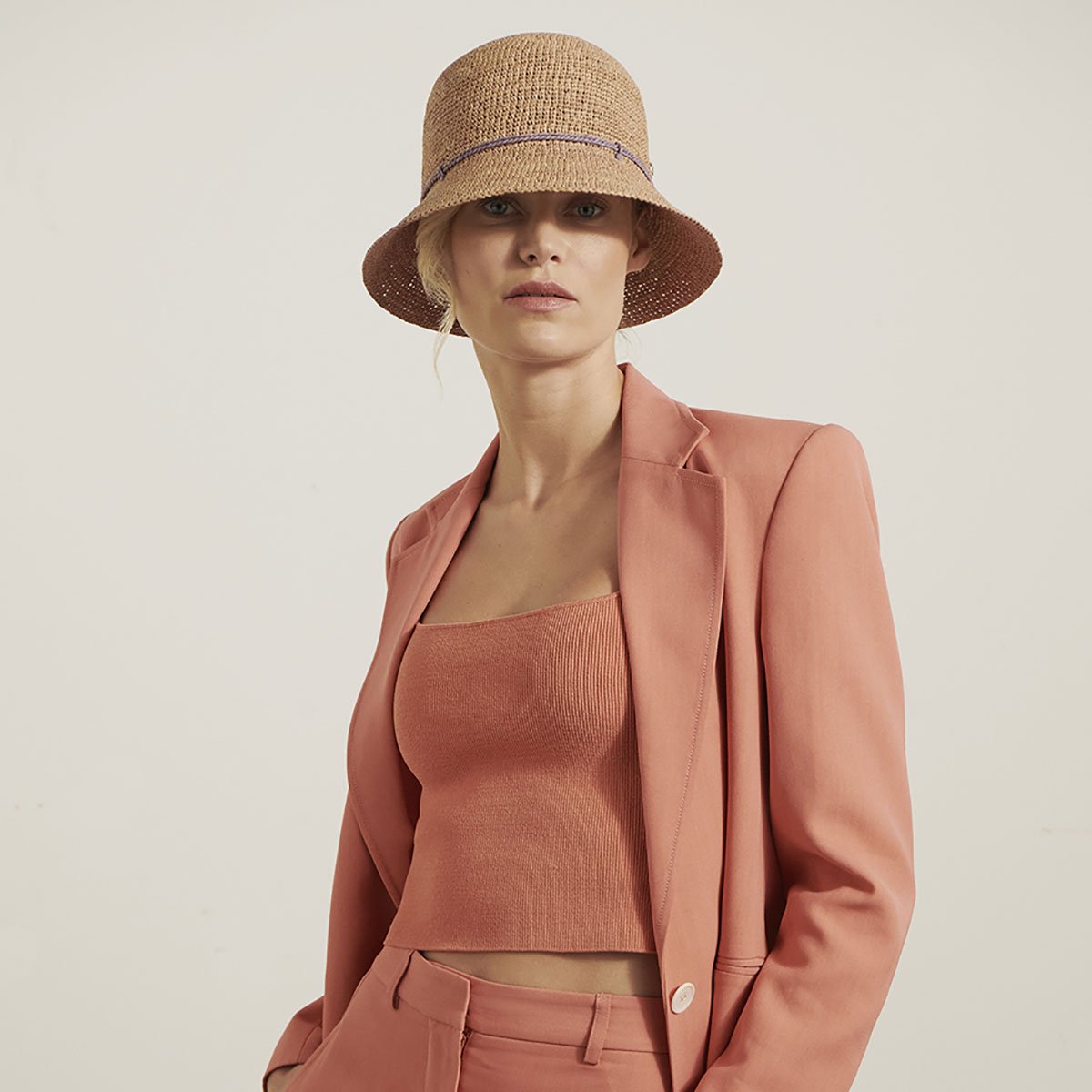 アクセサリーその他 Helen Kaminski Etta Wool Cloche Hat Pink HAT51532-CRB Provence 8