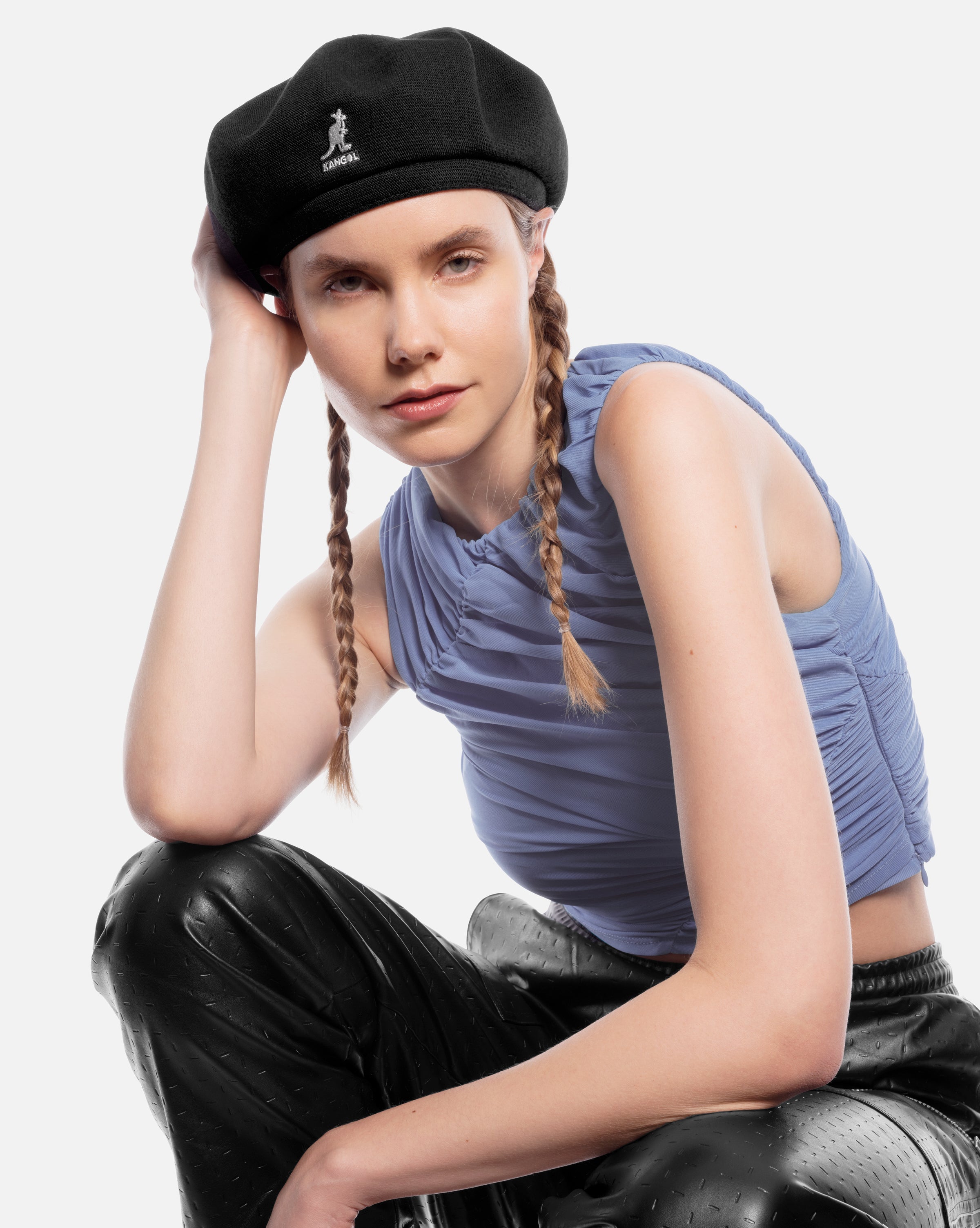 KANGOL BAMBOO JAX BERET ブラック L ユニセックス カンゴール バンブー ジャックスベレー BAMBOO JAX BERET KANGOL