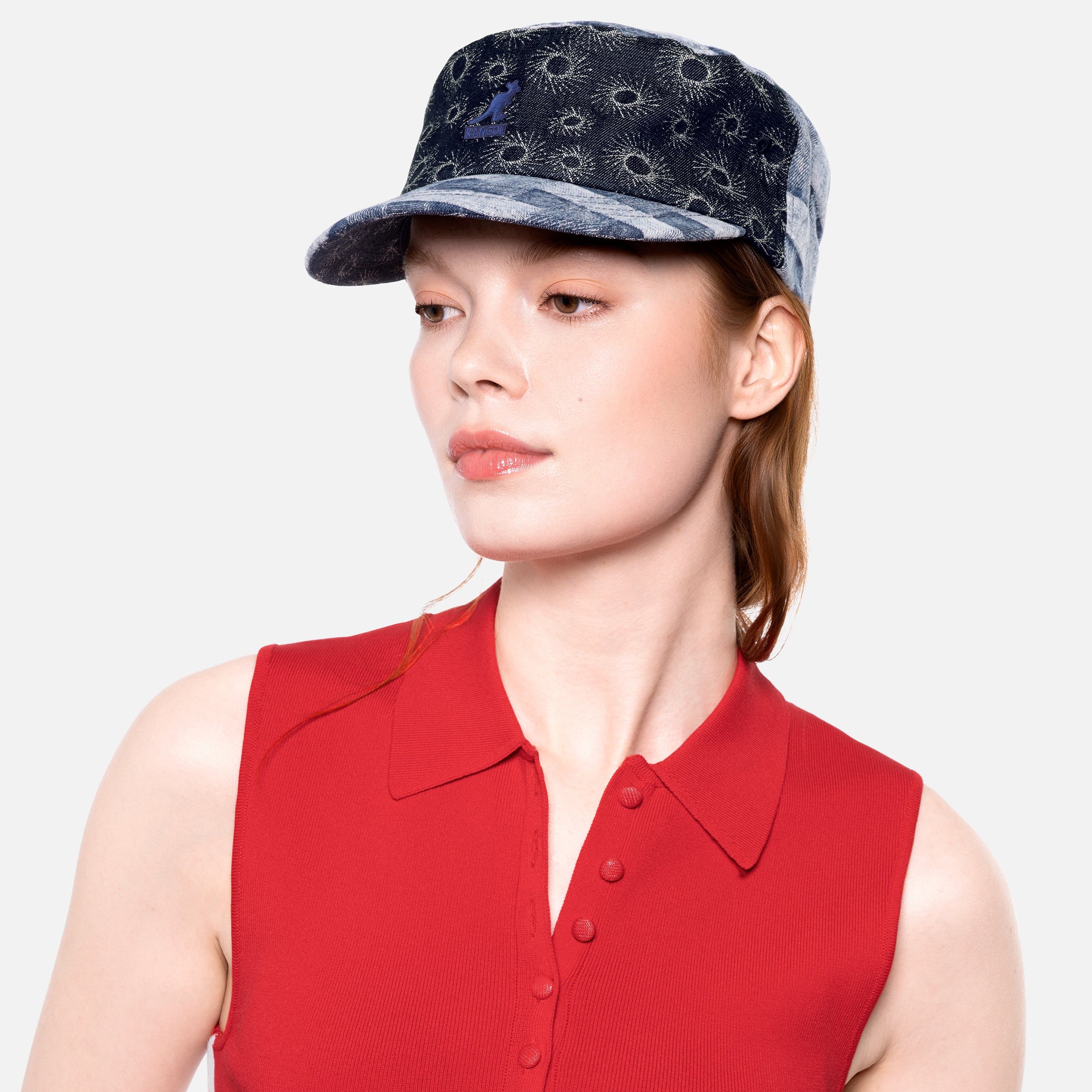 Denim Mashup Army Cap – Hats.com