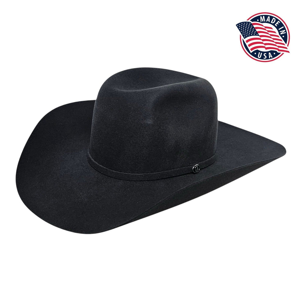 Image of Montana Gun Metal 5X Wool USA Cowboy Hat product