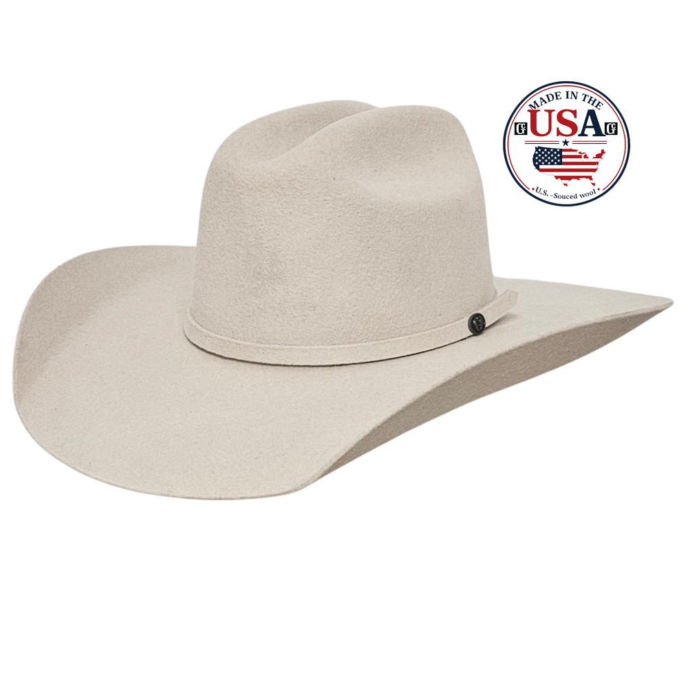 Image of Yellowstone Silver Belly 5X Wool USA Cowboy Hat product