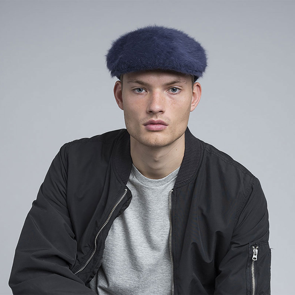 KANGOL×Hellrazor Black XLsize Kangol Faux Fur Topper