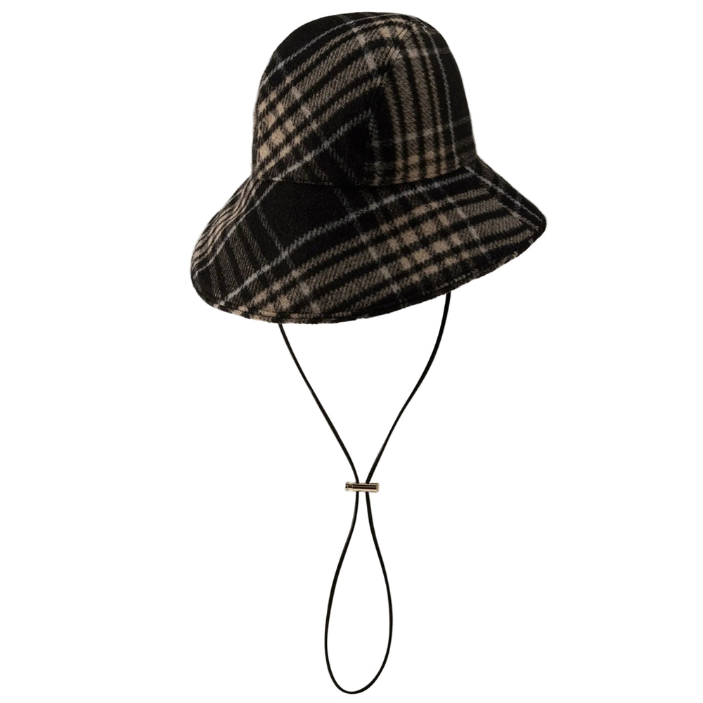 Image of Adair Wool Blend Check Hat product