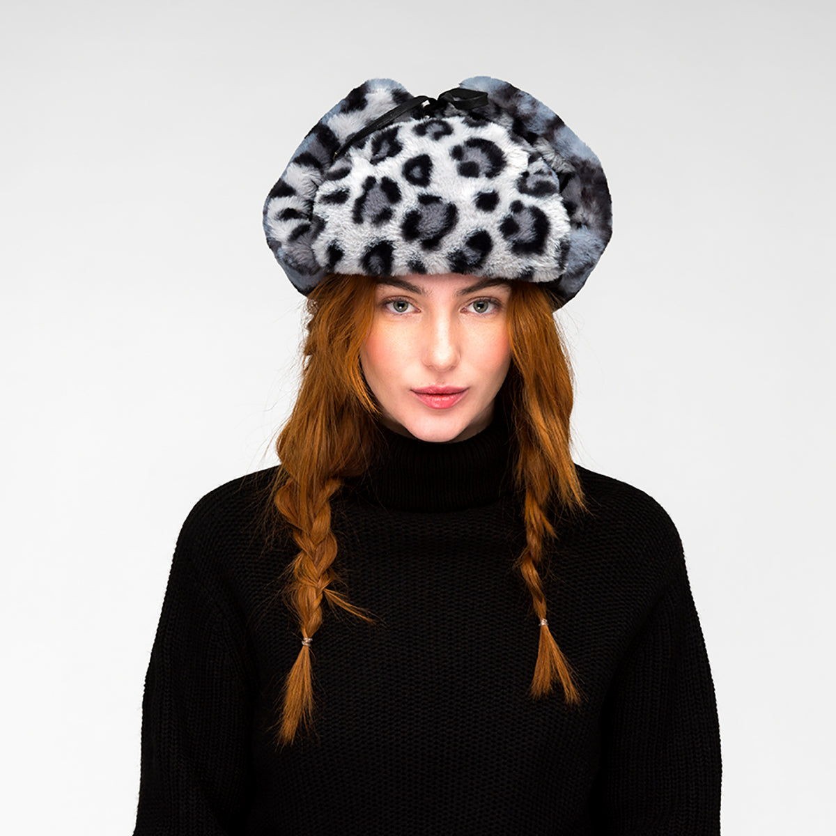 Wild Fur Trapper | Plush Animal Print Winter Earflap Hat – Hats.com Wild Fur Trapper | Plush Animal Print Winter Earflap Hat – Hats.com
