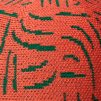 Color swatch for Cayenne/Masters Green