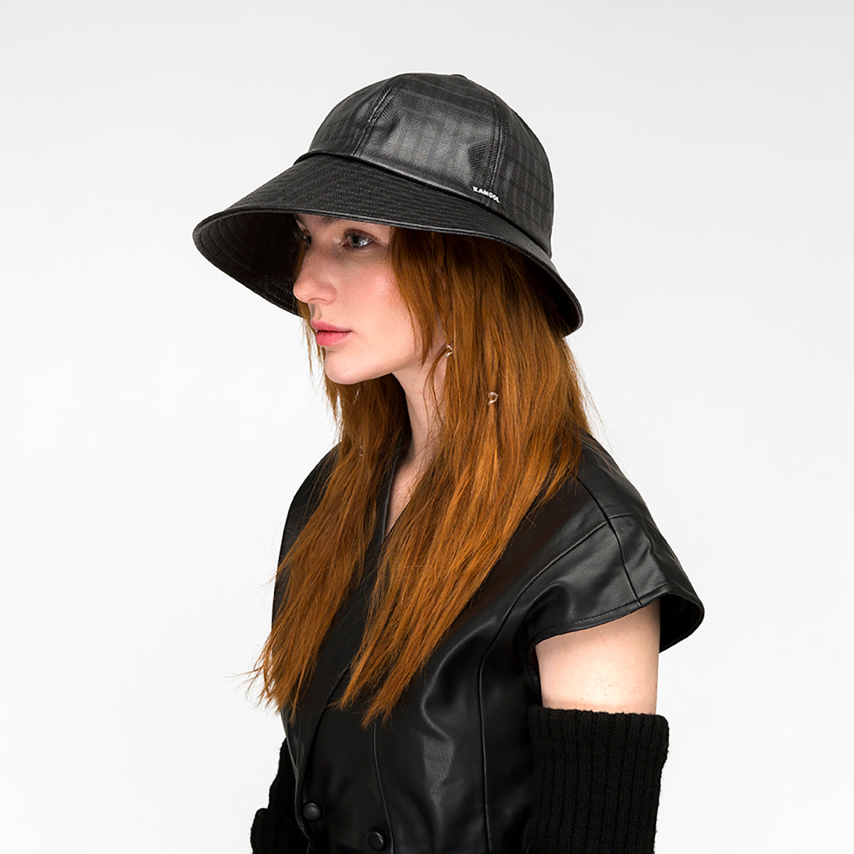 Kangol Faux Leather Rain Brim Casual – Hats.com