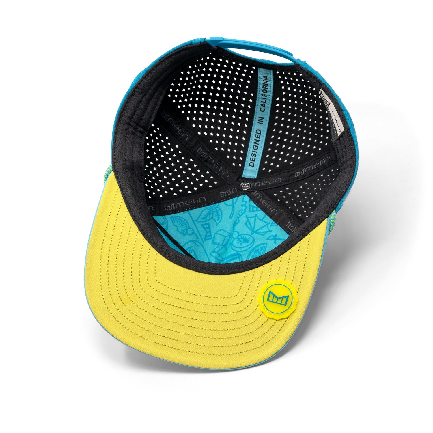 Hydro Coronado Brick Baseball Cap - Blue Lagoon – Hats.com